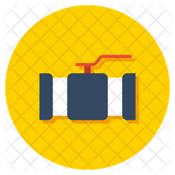 Pipeline Valve Icon - Download in Flat Style