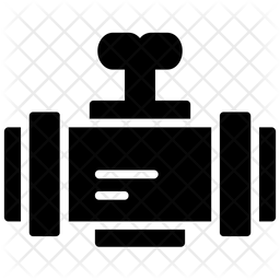 Pipeline Valve Icon - Download in Glyph Style
