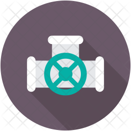 Pipeline Valve Icon - Download in Flat Style