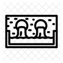 Pipes Dumping Colored Icon
