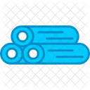 Pipes Construction Logs Icon