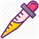 Pipeta de vidrio  Icono