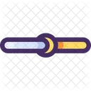 Pipeta de vidrio usada  Icono