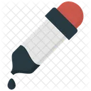 Pipette à couleurs  Icône