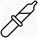 Pipette Black Outline Icon 아이콘