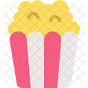Pipoca Cinema Fast Food Ícone
