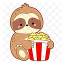 Pipoca Lanche Cinema Ícone