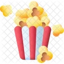 Pipoca Comida Cinema Ícone