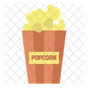 Pipoca Milho Comida Ícone