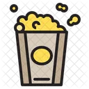Pipoca Lanche Filme Ícone