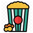 Pipoca Comida E Restaurante Cinema Ícone