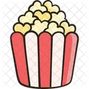 Pipoca Fast Food Cinema Ícone