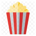 Pipoca Lanche Cinema Ícone
