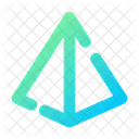 Piramid Geometry Shape Icon