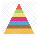 Piramide Grafico Triangulo Icono