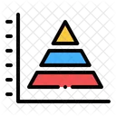 Piramide Grafico Analisis De Datos Icono