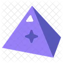 Pirámide de cristal  Icono