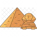 Icone De Piramide E Esfinge Icon