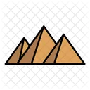 Piramide De Giza Egipto Icono