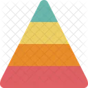 Piramide Grafica Piramide Infografico Ícone