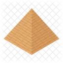Hito Egipcio Piramide Maravilla Del Mundo Icono