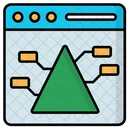 Piramide On Line Icon