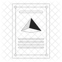 Pirámide triangular  Icono