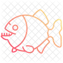 Pirana Pez Animal Icono