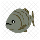 Piranha Amazon River Sea Creature Icon