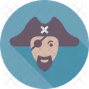 Pirata Avatar Bandido Ícone