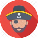 Pirata Avatar Bandido Ícone