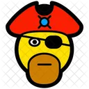 Pirata Mercenario Cara Icono