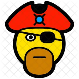 Pirata Emoji Ícone