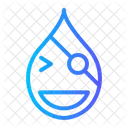 Pirata Emoji Smileys Expressao Emoticon Mineral Agua Gota Sangue Ícone