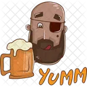 Homem Pirata Ícone