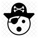 Esquema Pirata Emoji Icono