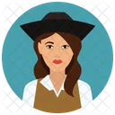 Pirate Femme Avatar Icône