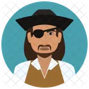 Pirate Man Avatar Icon