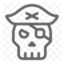 Pirate Skull Jolly Icon