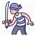 Sword Pirate Saber Icon