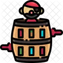 Pirate Pirates Barrel Barrel Icon