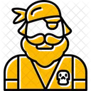 Pirate Beard Captain Icon