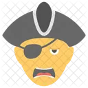 Pirate Head Piracy Icon