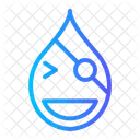 Pirate Emoji Smileys Expression Emoticon Mineral Water Drop Blood Icon