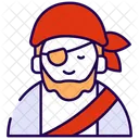 Pirate Avatar Pirate Character Robber Icon
