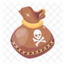 Pirate Pouch Sack Pirate Bag Icon