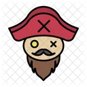 Pirates Bandit Skull Icon