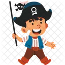 Pirate Boy Flag Icon