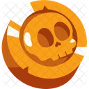 Pirate Coin Skull Icon