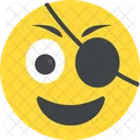 Pirate Eyepatch Emoticon Icon